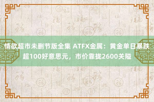 情欲超市未删节版全集 ATFX金属：黄金单日暴跌超100好意思元，市价靠拢2600关隘