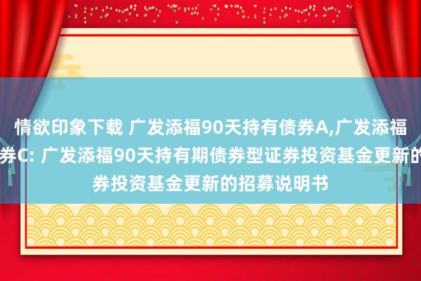 情欲印象下载 广发添福90天持有债券A,广发添福90天持有债