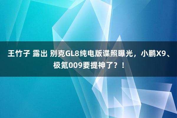 王竹子 露出 别克GL8纯电版谍照曝光，小鹏X9、极氪009